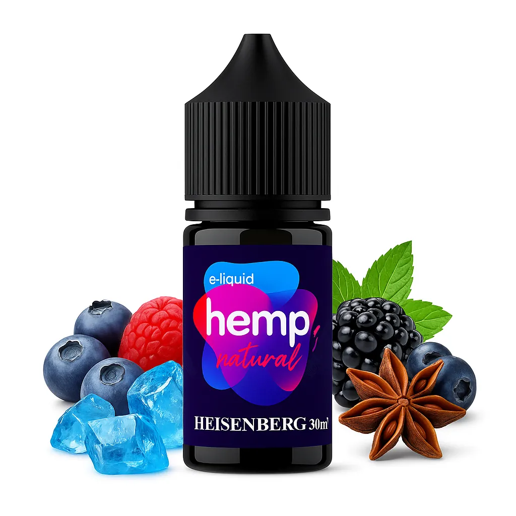 E-liquid CBD Natural Hemp para vapear, sabor heisenberg