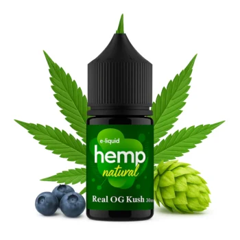 E-liquid CBD Natural Hemp para vapear, sabor weed og kush